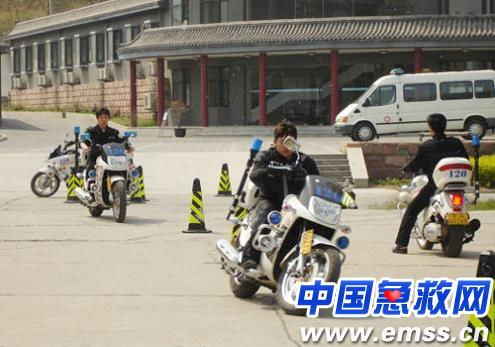 北京120急救摩托车应急小分队驾驶员岗前培训圆满结束